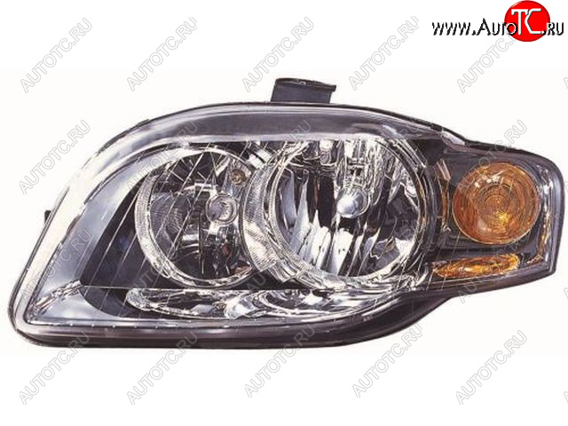 7 499 р. Левая фара (c электрокорректором) DEPO  Audi A4  B7 (2004-2008) седан  с доставкой в г. Керчь