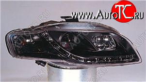37 649 р. AUDI A4 ФАРА Л+П (КОМПЛЕКТ) ТЮНИНГ (DEVIL EYES) (SONAR) ЛИНЗОВАН С РЕГ.МОТОР ВНУТРИ ЧЕРН SONAR ai0a405-003b-n  с доставкой в г. Керчь