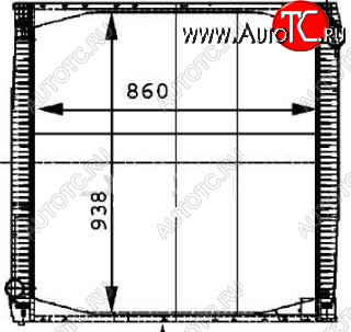 13 599 р. SCANIA 114 (860 x 920 x 40 mm) РАДИАТОР ОХЛАЖДЕН (см.каталог) BODYPARTS sc11496-911  с доставкой в г. Керчь