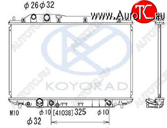7 999 р. CIVIC {375x695 мм} РАДИАТОР ОХЛАЖДЕН (СЕДАН) (ХЭТЧБЭК) AT (KOYO) KOYORAD hdcvc06-912  с доставкой в г. Керчь