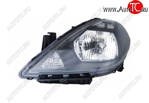 6 599 р. Левая фара (под корректор) DEPO Nissan Tiida 1 хэтчбэк C11 дорестайлинг, Япония (2004-2007)  с доставкой в г. Керчь