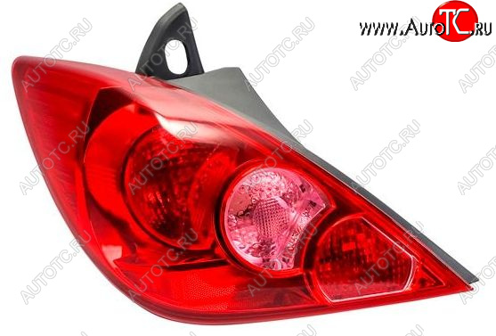 5 999 р. Левый фонарь DEPO  Nissan Tiida  1 хэтчбек (2007-2010) C11 дорестайлинг  с доставкой в г. Керчь