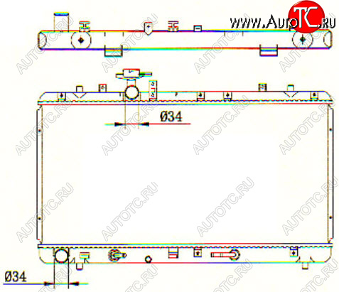 6 549 р. SX-4 РАДИАТОР ОХЛАЖДЕН 1.5 1.6 AT BODYPARTS szsx406-912  с доставкой в г. Керчь