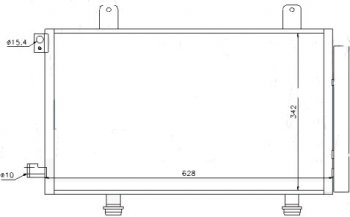 SX-4 КОНДЕНСАТОР КОНДИЦ (см.каталог) BODYPARTS szsx406-931
