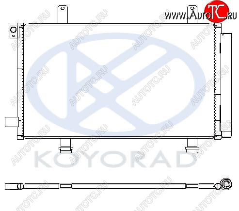 10 249 р. SX-4 КОНДЕНСАТОР КОНДИЦ (см.каталог) KOYORAD szsx406-932  с доставкой в г. Керчь