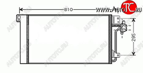 3 599 р. TRANSPORTER КОНДЕНСАТОР КОНДИЦ BODYPARTS vwtrn03-931  с доставкой в г. Керчь
