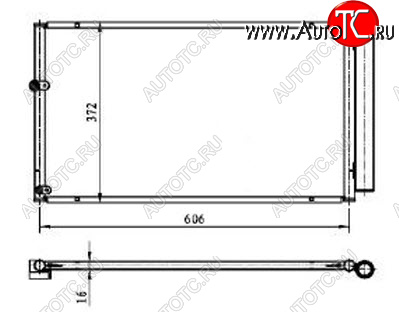 4 549 р. PRIUS КОНДЕНСАТОР КОНДИЦ BODYPARTS typri04-931  с доставкой в г. Керчь