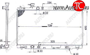 4 999 р. CR-V РАДИАТОР ОХЛАЖДЕН AT BODYPARTS hdcrv07-911  с доставкой в г. Керчь