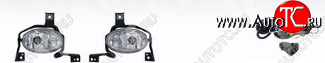 3 799 р. CR-V ФАРА ПРОТИВОТУМ Л+П (КОМПЛЕКТ) С ПРОВОДК , КНОПКОЙ DLAA hdcrv10-072-n  с доставкой в г. Керчь