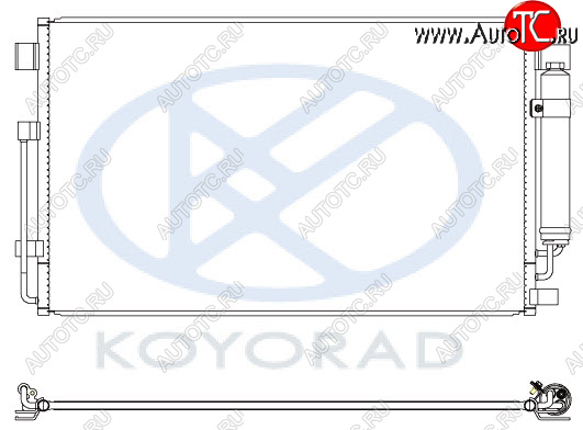 14 949 р. TEANA {13-} КОНДЕНСАТОР КОНДИЦ С ОСУШИТ. (KOYO) KOYORAD nnten08-932  с доставкой в г. Керчь