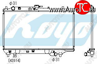 6 399 р. 323F РАДИАТОР ОХЛАЖДЕН MT 1.6 1.8 (5 дв) (KOYO) KOYORAD mz32f90-911  с доставкой в г. Керчь
