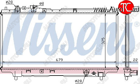 5 699 р. 323 РАДИАТОР ОХЛАЖДЕН MT 1.6 (1 ряд) BODYPARTS mz32394-913  с доставкой в г. Керчь