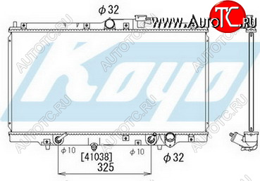 4 999 р. ACCORD {CDPRELUDE 97-} РАДИАТОР ОХЛАЖДЕН AT 2 2.2 (KOYO) KOYORAD hdacr94-911  с доставкой в г. Керчь