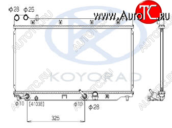 7 349 р. JAZZ {FIT} РАДИАТОР ОХЛАЖДЕН (KOYO) AT KOYORAD hdjaz01-912  с доставкой в г. Керчь