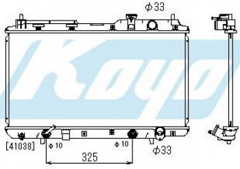 5 799 р. CR-V РАДИАТОР ОХЛАЖДЕН AT 2 (1 ряд) АЛЮМИН (KOYO) KOYORAD hdcrv96-912  с доставкой в г. Керчь. Увеличить фотографию 1