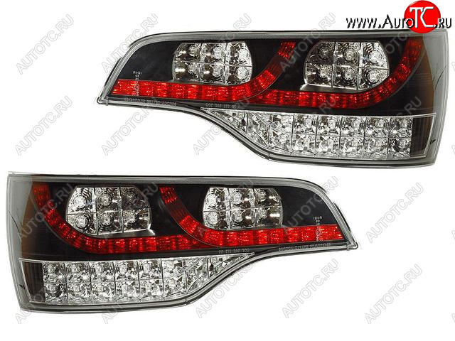 38 999 р. AUDI Q7 ФОНАРЬ ЗАДН ВНЕШН Л+П (КОМПЛЕКТ) ТЮНИНГ С ДИОД ПРОЗРАЧ (SONAR) ВНУТРИ ЧЕРН-ХРОМ SONAR ai0q706-740bh-n  с доставкой в г. Керчь