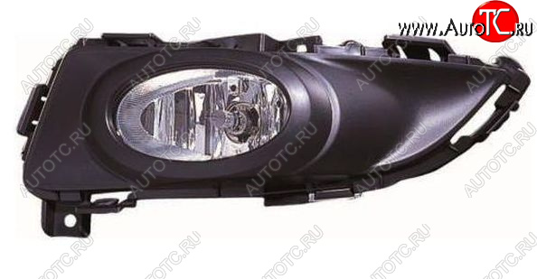 3 299 р. Противотуманная фара левая DEPO  Mazda 3/Axela  BK (2003-2006) дорестайлинг седан (с рамкой)  с доставкой в г. Керчь