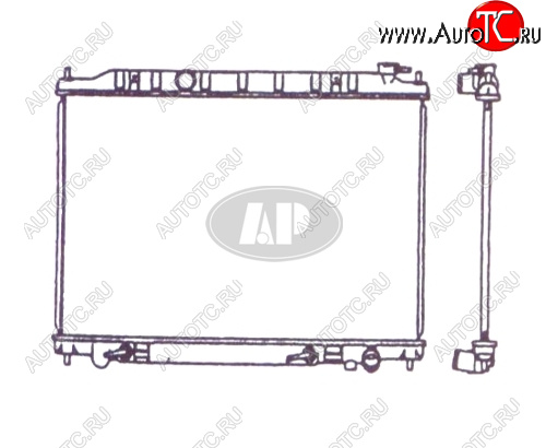 19 649 р. 3 (+ FD FOCUS 05-  C-MAX 03- VV S40 04-) РАДИАТОР ОХЛАЖДЕН 1.3 1.6 2 BODYPARTS mzx0304-910  с доставкой в г. Керчь
