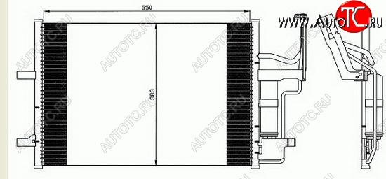 4 299 р. 3 КОНДЕНСАТОР КОНДИЦ BODYPARTS mzx0304-930  с доставкой в г. Керчь