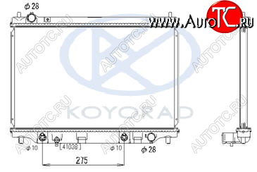 7 199 р. DEMIO {Mazda 2 02-06Verisa 02-} РАДИАТОР ОХЛАЖДЕН AT (KOYO) KOYORAD mzdem02-910  с доставкой в г. Керчь
