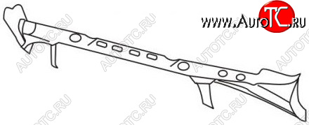 5 549 р. VITARA УСИЛИТЕЛЬ БАМПЕРА ЗАДН (3 дв) (Тайвань) API szvit88-700  с доставкой в г. Керчь