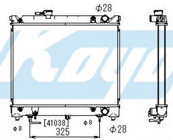 VITARA (377*488) РАДИАТОР ОХЛАЖДЕН AT 1.6 (2 ряд) BODYPARTS szvit88-914