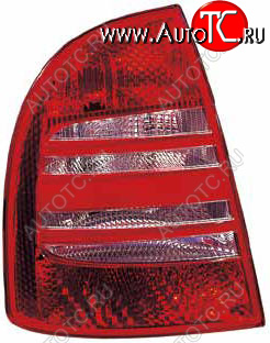 5 499 р. Левый фонарь DEPO  Skoda Superb  седан (2001-2006) 3U дорестайлинг  с доставкой в г. Керчь