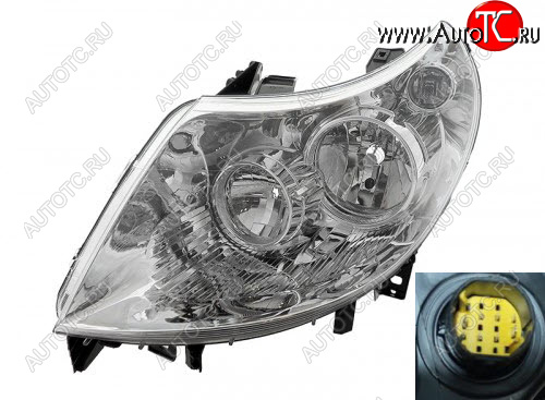 10 999 р. Левая фара (c электрокорректором) DEPO Peugeot Boxer 250 (2006-2014)  с доставкой в г. Керчь