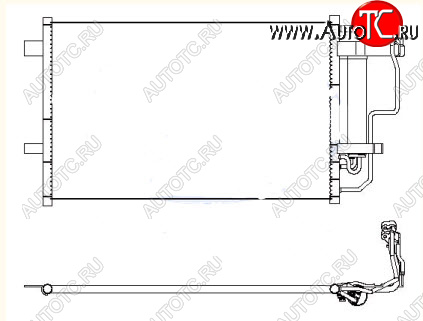 3 799 р. 3 КОНДЕНСАТОР КОНДИЦ BODYPARTS mzx0309-931  с доставкой в г. Керчь