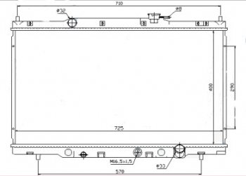 4 299 р. CR-V РАДИАТОР ОХЛАЖДЕН 2 MT BODYPARTS hdcrv02-913  с доставкой в г. Керчь. Увеличить фотографию 1