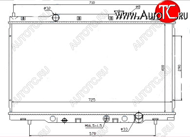 4 299 р. CR-V РАДИАТОР ОХЛАЖДЕН 2 MT BODYPARTS hdcrv02-913  с доставкой в г. Керчь