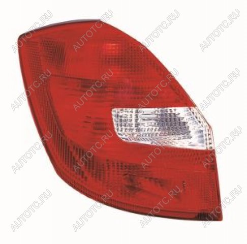 4 379 р. Левый фонарь DEPO  Skoda Fabia  Mk2 (2007-2010) хэтчбэк дорестайлинг  с доставкой в г. Керчь