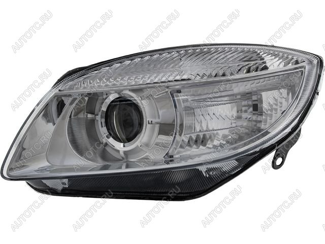 12 699 р. Левая фара (с электрокорректором, линзован) BodyParts  Skoda Fabia  Mk2 (2007-2010) хэтчбэк дорестайлинг  с доставкой в г. Керчь