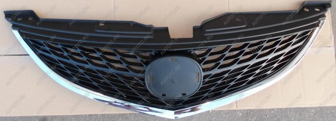 3 299 р. Решетка радиатора (пр-во Китай) BODYPARTS  Mazda 6  GH (2007-2010) дорестайлинг седан (вставка хром)  с доставкой в г. Керчь