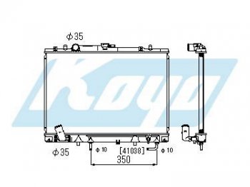 PAJERO SPORT (6G72+USA) РАДИАТОР ОХЛАЖДЕН AT 3 V6 BODYPARTS mbpas97-912