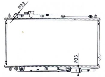 SPECTRA РАДИАТОР ОХЛАЖДЕН AT (см.каталог) BODYPARTS kaspe05-912