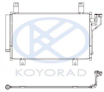 13 699 р. CX5 КОНДЕНСАТОР КОНДИЦ (KOYO) KOYORAD mzcx512-930  с доставкой в г. Керчь. Увеличить фотографию 1