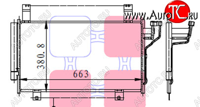 6 449 р. CX5 КОНДЕНСАТОР КОНДИЦ BODYPARTS mzcx512-931  с доставкой в г. Керчь