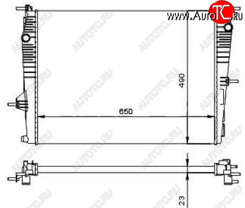 4 649 р. FLUENCE (KANGOO 08- MEGANE 09- SCENIC 09- ) РАДИАТОР ОХЛАЖДЕН MT (см.каталог) BODYPARTS rnflu10-910  с доставкой в г. Керчь