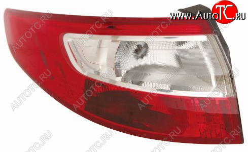 4 299 р. Левый фонарь DEPO  Renault Fluence (2010-2012) дорестайлинг  с доставкой в г. Керчь