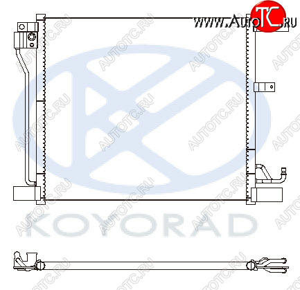 6 299 р. JUKE КОНДЕНСАТОР КОНДИЦ (KOYO) KOYORAD nnjuk11-930  с доставкой в г. Керчь