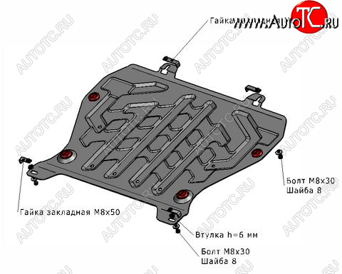 1 469 р. JUKE ЗАЩИТА ПОДДОНА ДВИГАТЕЛЯ , С КРЕПЛЕН , 1.6 , СТАЛЬН BODYPARTS nnjuk11-9f0  с доставкой в г. Керчь