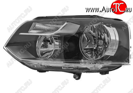 12 499 р. Левая фара (c электрокорректором) DEPO  Volkswagen Transporter  T5 (2009-2015) рестайлинг  с доставкой в г. Керчь