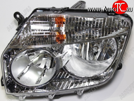 4 499 р. DUSTER ФАРА ЛЕВ ВНУТРИ ХРОМ С РЕГ.МОТОР (ориг.) BODYPARTS rndus10-002-l  с доставкой в г. Керчь
