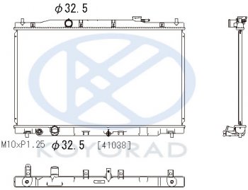 11 899 р. CR-V РАДИАТОР ОХЛАЖДЕН AT (KOYO) KOYORAD hdcrv12-910  с доставкой в г. Керчь. Увеличить фотографию 1