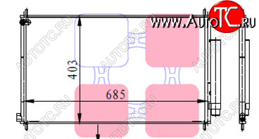 5 249 р. CR-V КОНДЕНСАТОР КОНДИЦ BODYPARTS hdcrv12-930  с доставкой в г. Керчь