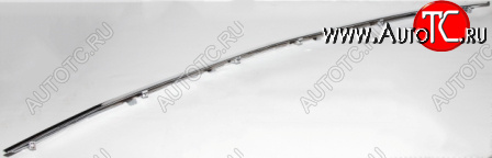 9 199 р. Молдинг решетки радиатора (пр-во Тайвань) API  Honda Accord  8 CU (2011-2013) седан рестайлинг (хром)  с доставкой в г. Керчь