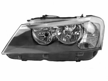 Левая фара (c электрокорректором) DEPO BMW X3  F25 (2010-2014) дорестайлинг