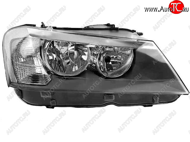 0 р. Правая фара (c электрокорректором) DEPO BMW X3 F25 дорестайлинг (2010-2014)  с доставкой в г. Керчь