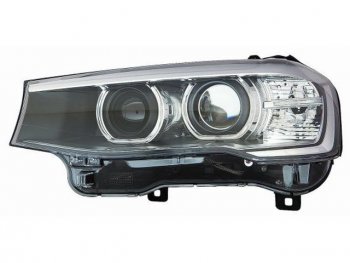 Левая фара (c электрокорректором) DEPO BMW X3 F25 рестайлинг (2014-2017) (ксенон)